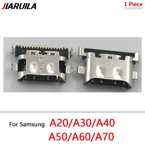 Puerto de conector de carga USB, accesorio para Samsung A10, A20, A02S, A32, A01, A11, A12, A20S, A21, A21S, A30S, A50S, A51, A52, A51S, A71, atacado, 50 unidades por lote - Image 3