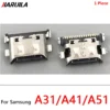 Puerto de conector de carga USB, accesorio para Samsung A10, A20, A02S, A32, A01, A11, A12, A20S, A21, A21S, A30S, A50S, A51, A52, A51S, A71, atacado, 50 unidades por lote - Image 5